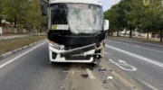 ДТП с автобусом и маршруткой на Анапском шоссе в Новороссийске